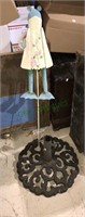 Umbrella stand base, garden frog, (793)