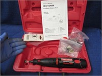 craftsman cordless rotary tool in red case