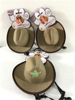 New Pet Western Hats With Neck Straps