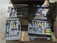 Assorted Tool Boxes and Tools-