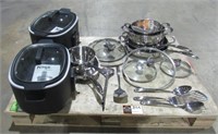 Slow Cookers, Pots And Pan Set-