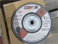 Rolls of Sand Paper and Grinding Wheels-