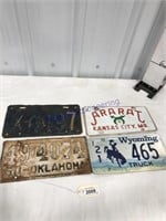 4- license plates