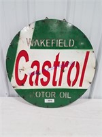 Castrol Motor Oil metal sign