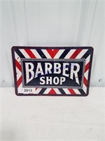 Barber Shop metal sign