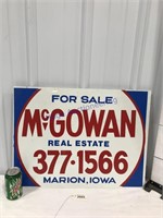 McGowan real estate Marion, IA sign