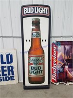 Bud Light plastic sign