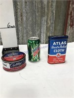 Atlas polish cloth and Cadillac preservative