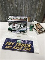 Hess Toy truck and race car