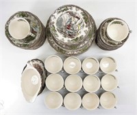 81Pc "The Friendly Village" China Service for 9