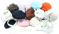 Estate Collection of Vintage Hats & Hat Boxes
