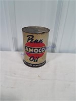 Amoco oil one qt can