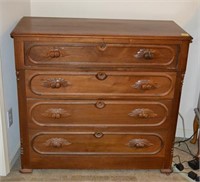 Antique Four Drawer Chest w/ All Locking Drawers