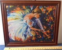 Oil on Canvas Painting of Dancer