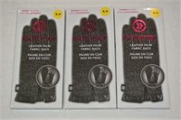 LOT OF 3 WOMENS ISOTONER GLOVES - SMALL