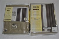 TWO PACKS (4 TOTAL) BLACKOUT THERMAL CURTAINS