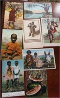 Black Americana Postcards of Children (8 in lot)