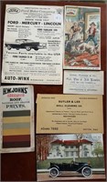 Postcards & Advertising for Cars, Roofing