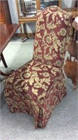 UPHOLSTERED DINING CHAIRS (2X)