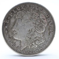 1921-S Morgan Silver Dollar - VG