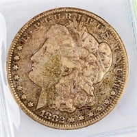 Coin 1882-CC Morgan Silver Dollar Very Fine