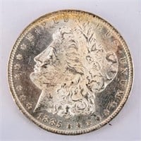 Coin 1885-O Morgan Silver Dollar BU PL