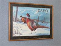 IDAHO First of State 1987 Upland Game Permit Print