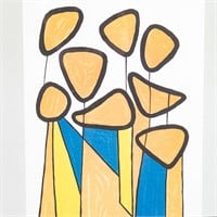 Alexander Calder. "Squash Blossoms," lithograph