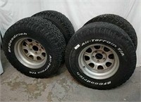 4 BF Goodrich All-Terrain T/A Tires U8