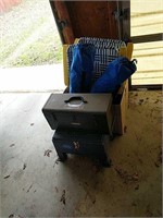 Folding Chairs Toolbox Stool As Shown