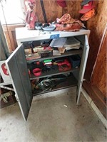 Storage Cabinet With Tools Clock Racing Picture
