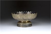 CHINESE EXPORT SILVER BOWL