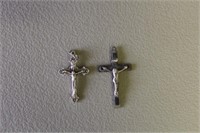 (2) Jesus Cross Pendants