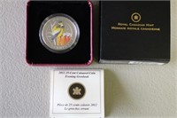 RCM 2012 "Evening Grosbeak" 25-cent Coloured Coin