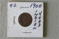 1908 USA Indian Head Penny