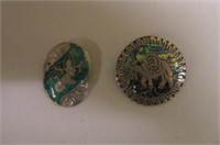 (2) Mexican Sterling Silver 24gr Pins