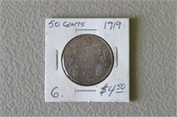 1919 Canadian Half Dollar