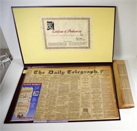 1923 "The Daily Telegraph" news paper
