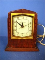 Vintage Arlington wood cased electric clock
