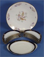Hutchenreuther porcelain footed bowl