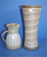 Two Andrew Halford Australian pottery pieces