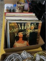40 assorted vinyl records