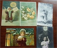 Postcards 5 German cards & writing