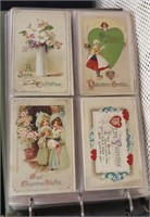 Postcards - Holiday Greeting cards in book 50+