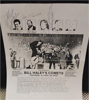 Bill Haley's Comets signatures Eric Clapton ticket