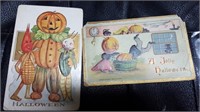 Halloween Postcards (2) Pumpkins & Vegetables