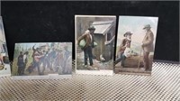 Black Americana Postcards (6) 1908 - 1910 postmark