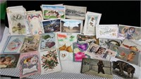 Postcards - 200+ shoe box full