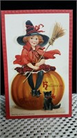 Halloween Postcard, 1910 Brundage
