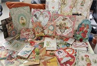 Valentines, doilies, vintage, layers, stand up